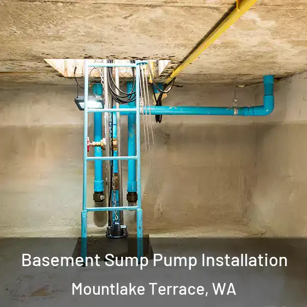  Basement Sump Pump Installation Mountlake Terrace, WA